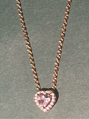 Pandora Sparkling Heart Collier Necklace